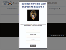 Tablet Screenshot of open-biz.fr